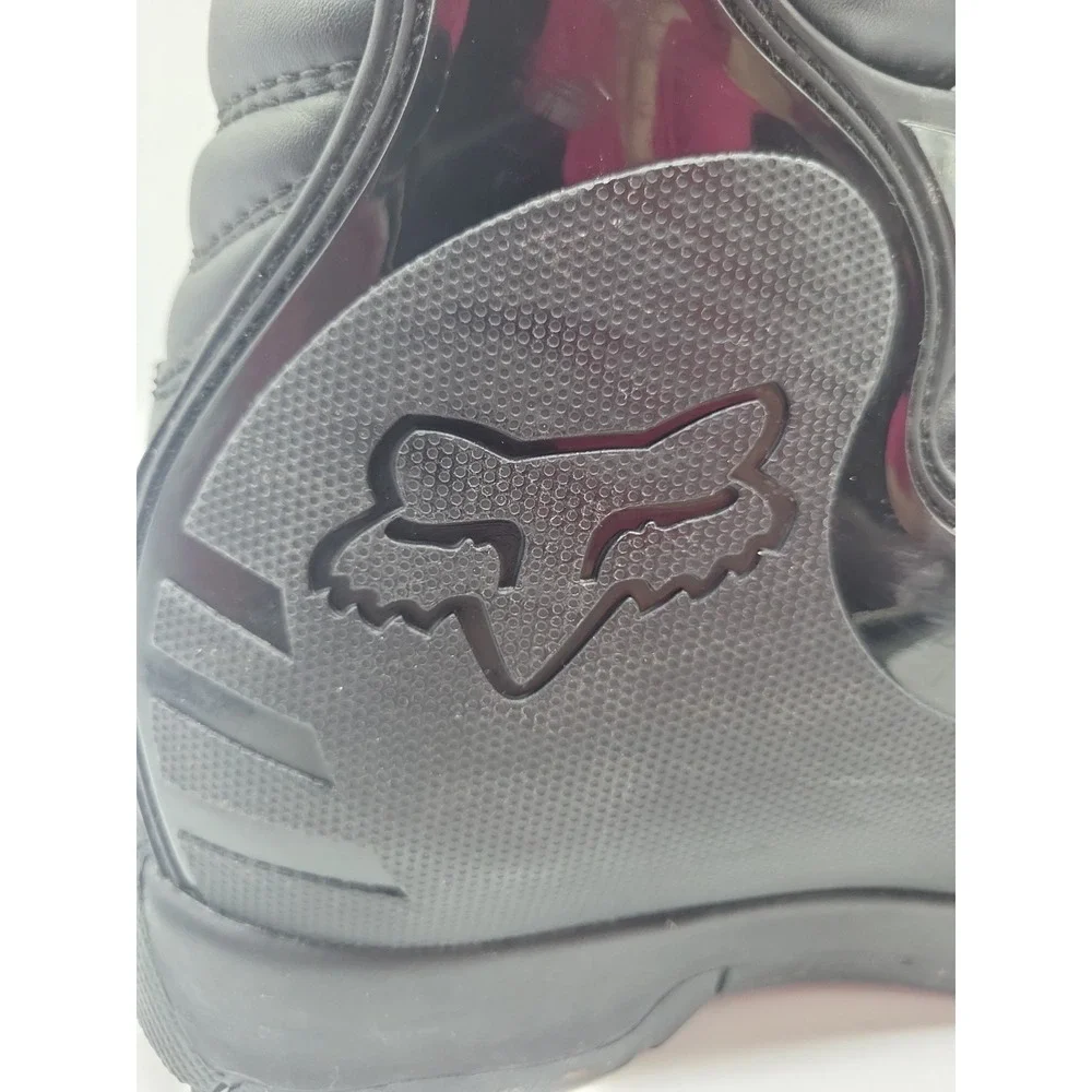 Fox Racing Comp 3 Youth Size 8 Motocross Boots Black White MX Dirt Bike EU 41.5 - Picture 11 of 16